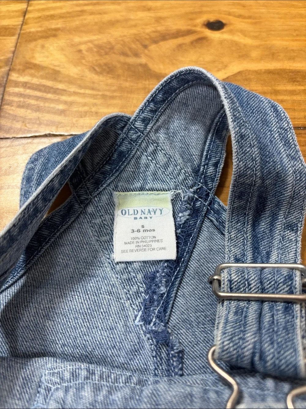 Vintage Old Navy Size 3-6 Months Denim Overalls